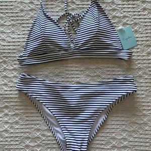 NWT Cupshe Two Piece Swimsuit.